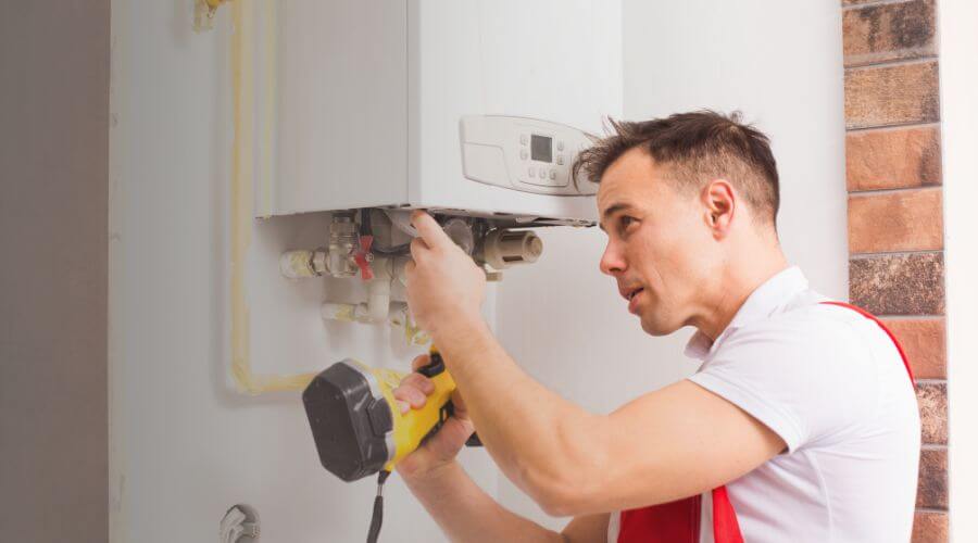 Local water heater installation in Belpre, KS
